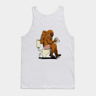 Mars Astronaut on the Toilet Tank Top